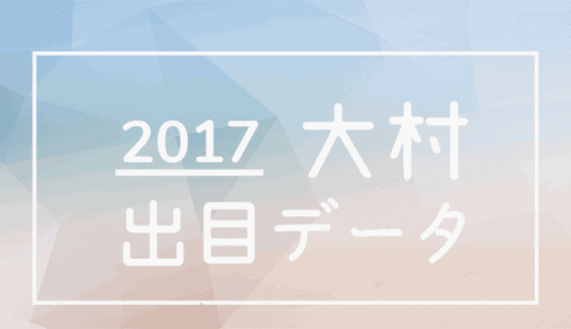 2017年ボートレース大村競艇場：出目別回収率データ