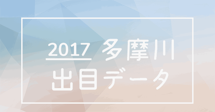 多摩川競艇場出目データ2017