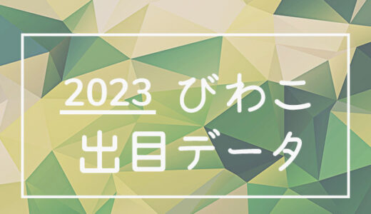 【2023年】ボートレース琵琶湖競艇場：出目・人気順データ