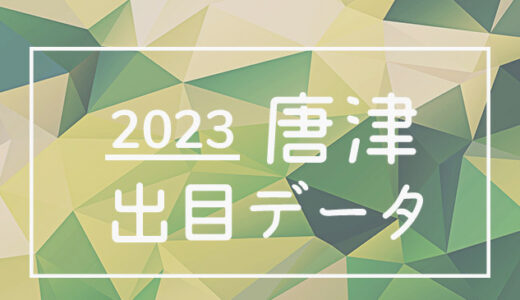 【2023年】ボートレース唐津競艇場：出目・人気順データ