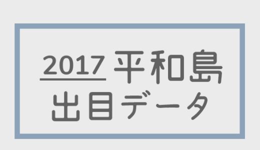 【2017年】ボートレース平和島競艇場：出目別回収率データ