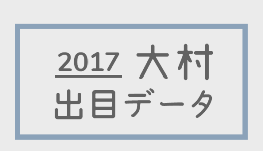 【2017年】ボートレース大村競艇場：出目別回収率データ