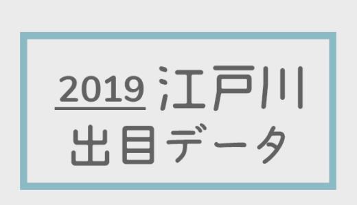 【2019年】ボートレース江戸川競艇場：出目別回収率データ