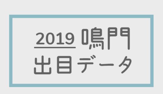 【2019年】ボートレース鳴門競艇場：出目別回収率データ