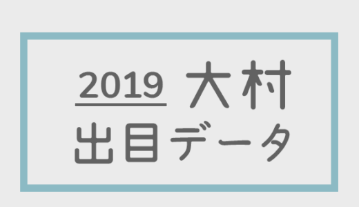 【2019年】ボートレース大村競艇場：出目別回収率データ