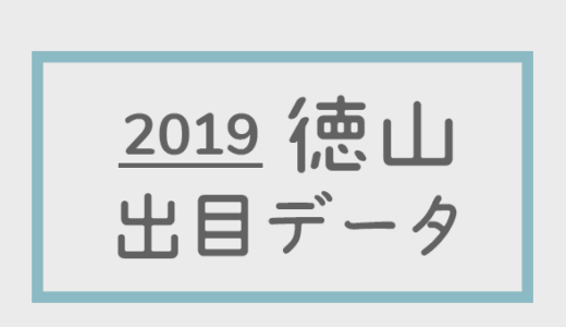 【2019年】ボートレース徳山競艇場：出目別回収率データ