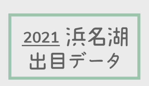 【2021年】ボートレース浜名湖競艇場：出目・人気順データ