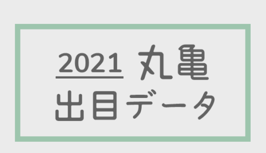 【2021年】ボートレース丸亀競艇場：出目・人気順データ