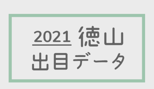 【2021年】ボートレース徳山競艇場：出目・人気順データ