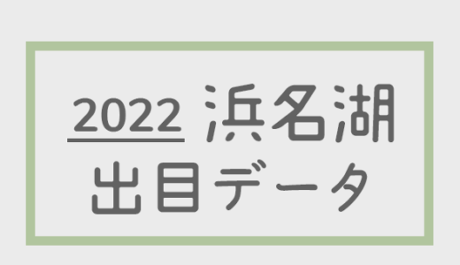 【2022年】ボートレース浜名湖競艇場：出目・人気順データ