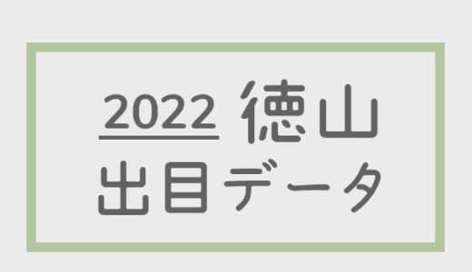 【2022年】ボートレース徳山競艇場：出目・人気順データ