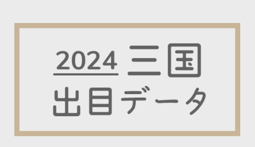 【2024年】ボートレース三国競艇場：出目・人気順データ