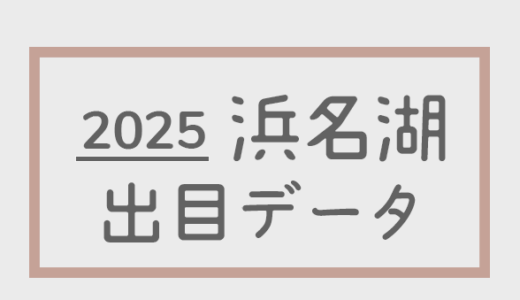 【2025年】ボートレース浜名湖競艇場：出目・人気順データ