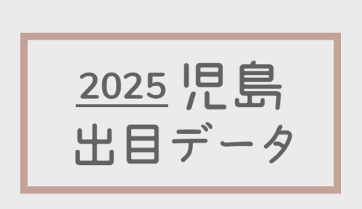【2025年】ボートレース児島競艇場：出目・人気順データ