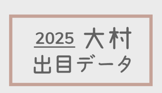 【2025年】ボートレース大村競艇場：出目・人気順データ